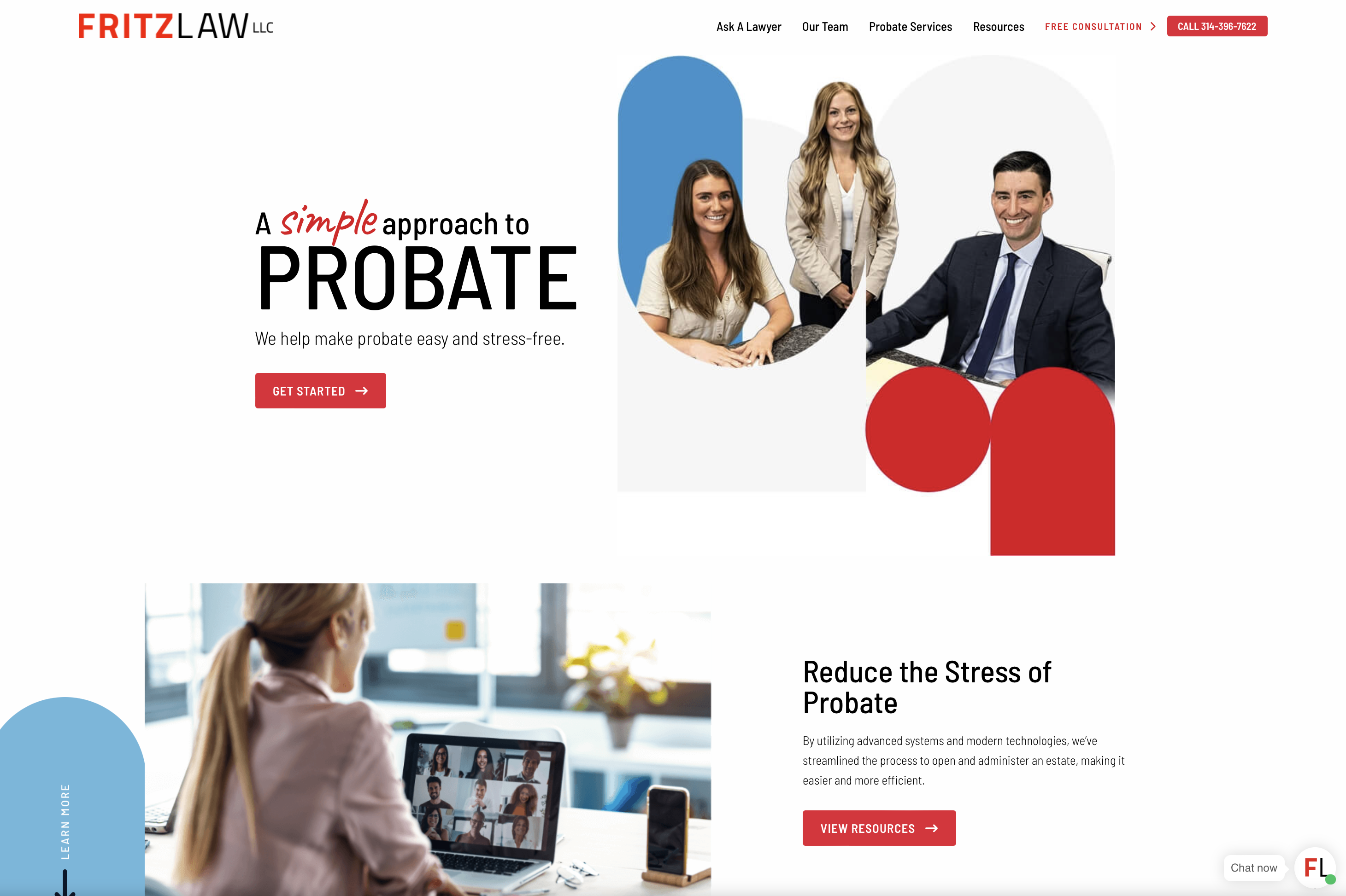 Fritz Law LLC Best Law Firm Website