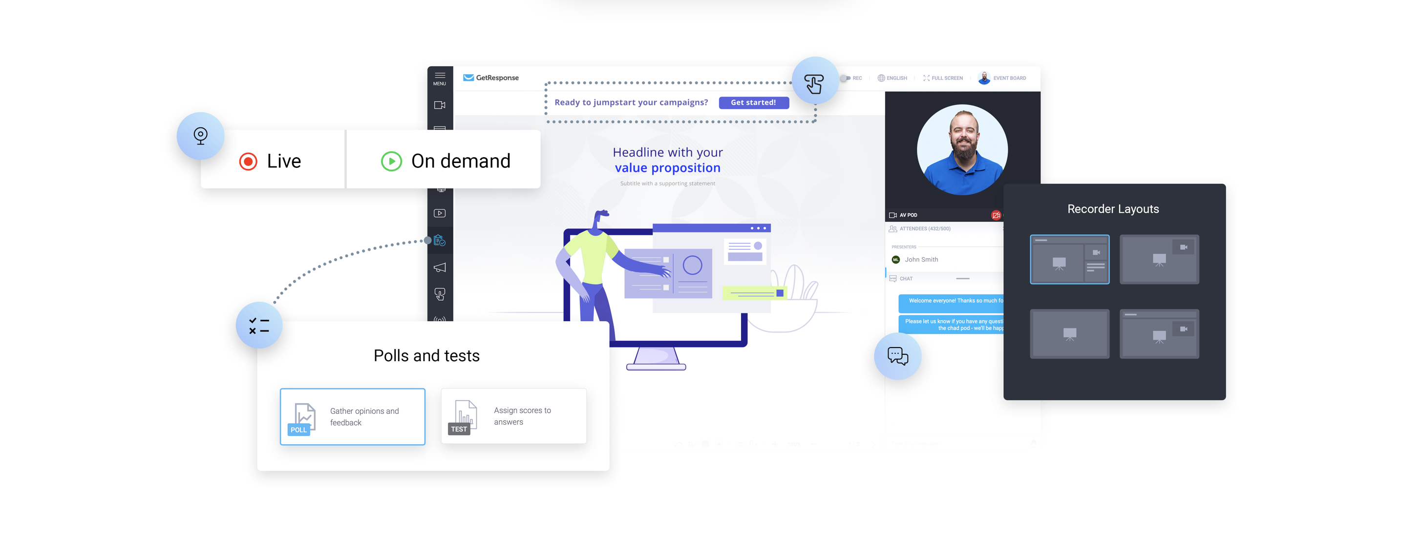 GetResponse Webinar Feature