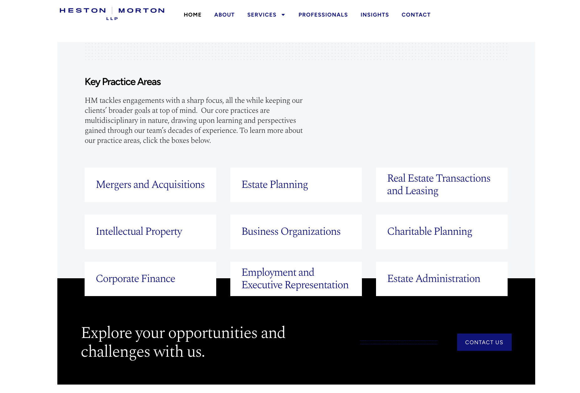 law firm SEO practice area