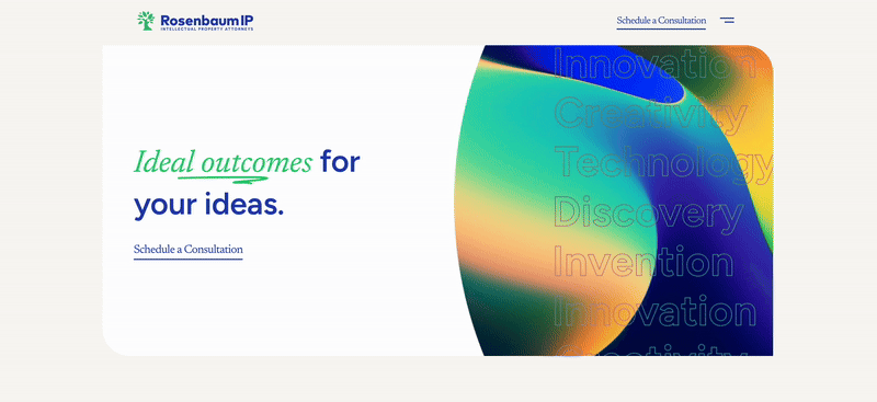 Rosenbaum IP best law firm websites