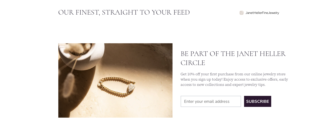 Janet Heller Embedded Sign Up Form