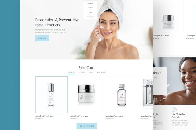 skincare-shopify-website-design
